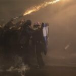 Manifestaci&oacute;n contra los Juegos Ol&iacute;mpicos de invierno en Mil&aacute;n (Foto: Europa Press/Contacto/Francesco Enriquez)