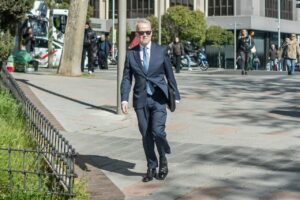 El abogado de Bego&ntilde;a G&oacute;mez, Antonio Camacho, a su llegada a los Juzgados de Plaza de Castilla. (Foto: C&eacute;sar Vallejo Rodr&iacute;guez - Europa Press)