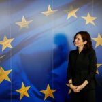 La presidenta de la Comunidad de Madrid, Isabel D&iacute;az Ayuso, en su viaje institucional a Bruselas. (Foto: Comunidad de Madrid)