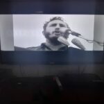 Fidel Castro dando un discurso en televisi&oacute;n