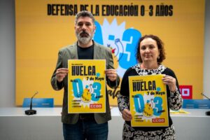 Convocatoria de la huelga para el 7 de mayo en Educaci&oacute;n Infantil. (Foto: CCOO)