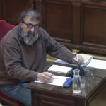 El exasesor ministerial Koldo Garc&iacute;a durante su declaraci&oacute;n en el juicio de las mascarillas en el Tribunal Supremo. (Foto: Europa Press)