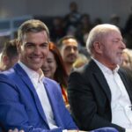 Pedro S&aacute;nchez junto a Lula da Silva en la Global Progressive Mobilisation (Foto: PSOE - Eva Ercolanese)