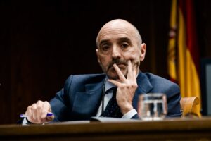 El empresario Julio Mart&iacute;nez en una imagen de archivo ante la Comisi&oacute;n de Investigaci&oacute;n del &lsquo;caso Koldo&rsquo;, en el Senado. (Foto: Carlos Luj&aacute;n - Europa Press)