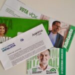 Papeletas electorales de las cinco candidaturas que compiten por la presidencia de la Junta de Andaluc&iacute;a (Foto: &Aacute;lex Zea - Europa Press)