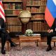 Los presidentes de Estados Unidos y Rusia, Joe Biden y Vladimir Putin, en su reunión en Ginebra. - -/Kremlin/dpa